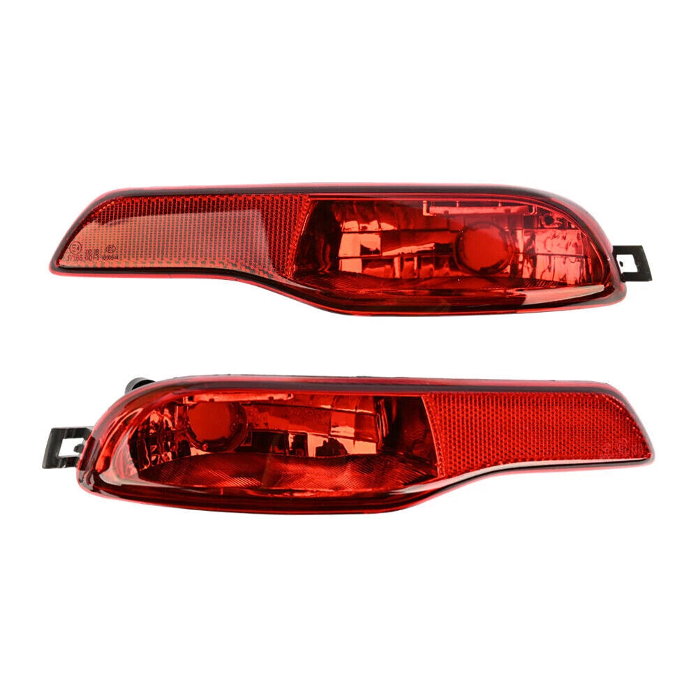 Red Rear Bumper Light Reflector for Jeep Cherokee (2014-2018)