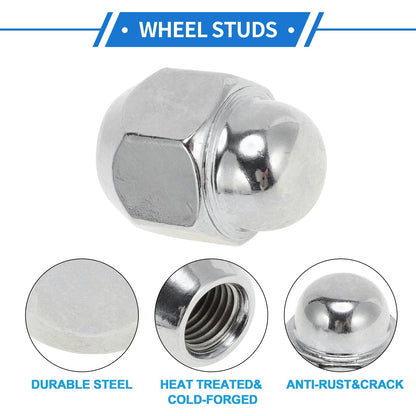4 x M12x1.5 Wheel Lug Nuts for Hyundai Accent (2007-2009)