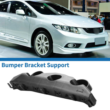 Left Front Bumper Retainer Bracket for Nissan Versa (2020-2022) Black ABS