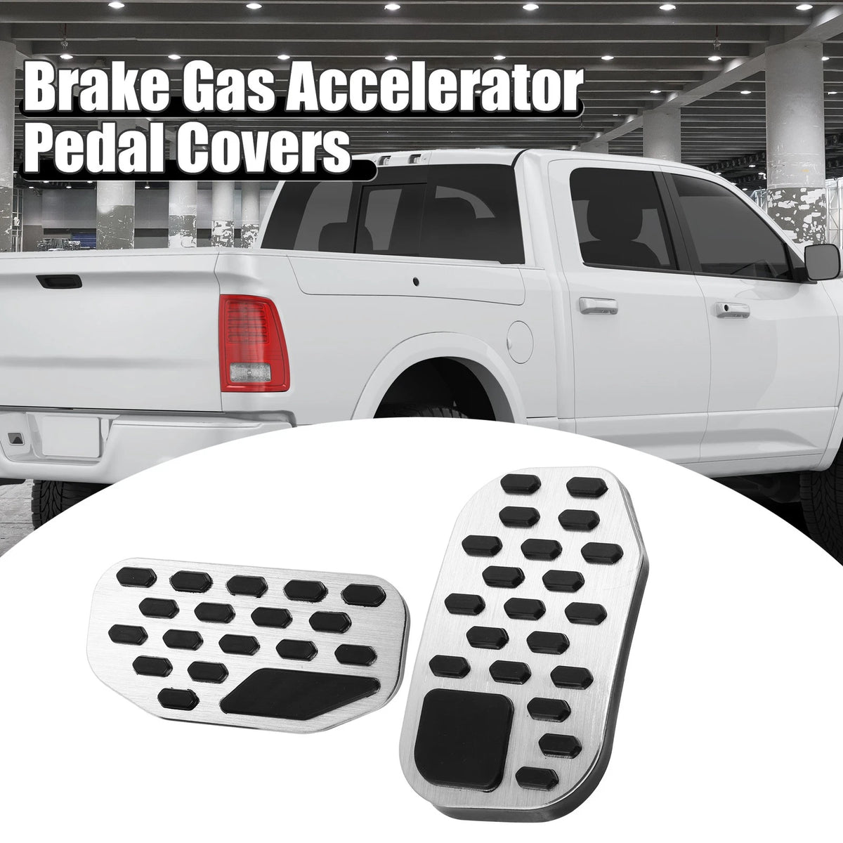 Car Brake Gas Accelerator Pedal Covers for Ford F150 (2022)