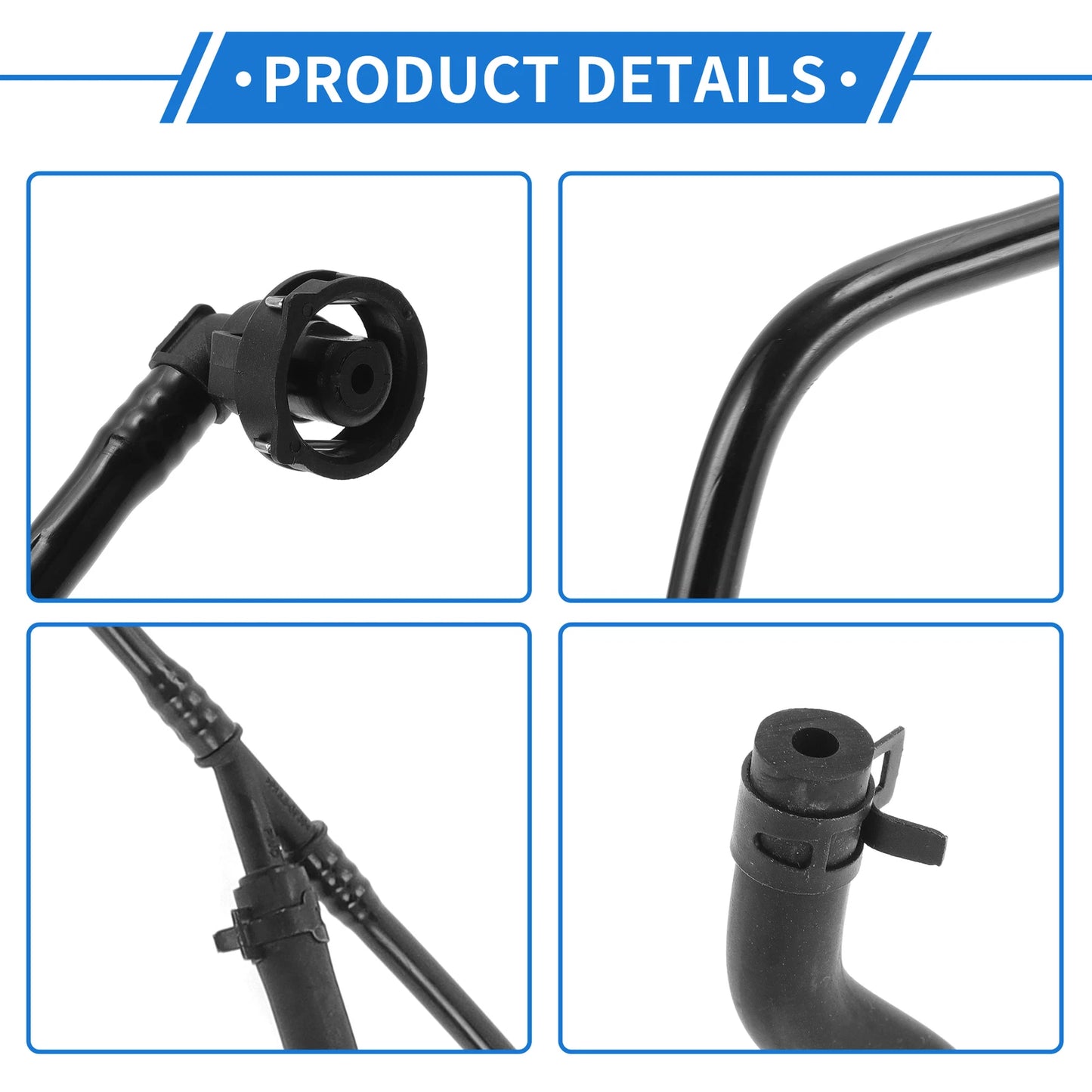 Engine Coolant Hose for Mercedes-Benz Metris 2.0L (2016-2023) Black