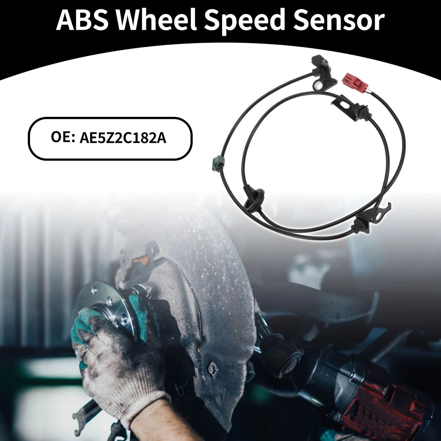 ABS Wheel Speed Sensor Rear Right for Ford Fusion (2007-2011)