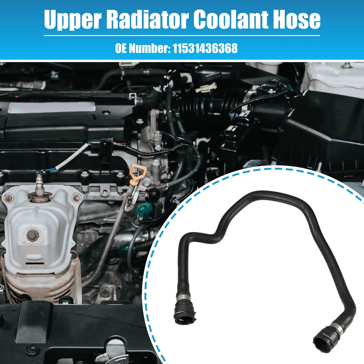 Upper Radiator Coolant Hose for BMW 3 Series E46 (1997-2002)