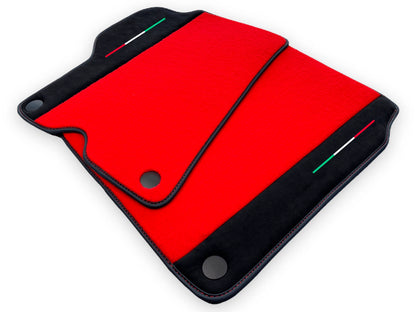 Floor Mats for Ferrari California Convertible Red Tailored Carpets (2008-2014)