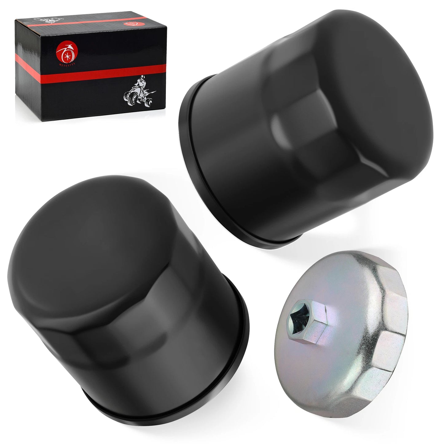 Oil Filter & Wrench Tool for Yamaha Kodiak YFM400/YFM450/YFM700 2019-2024