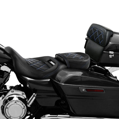 Driver & Passenger Seats Backrest Pad for Harley CVO Road Glide (2014-2023)