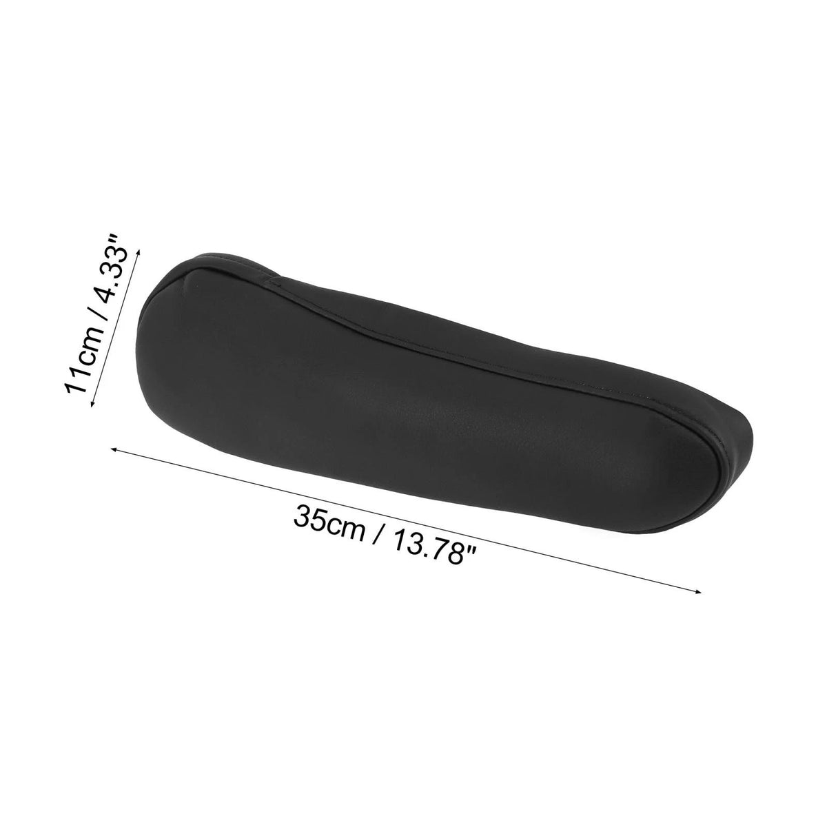 Car Front Seat Armrest Cover Replacement Black for Toyota Sienna (2011-2018)