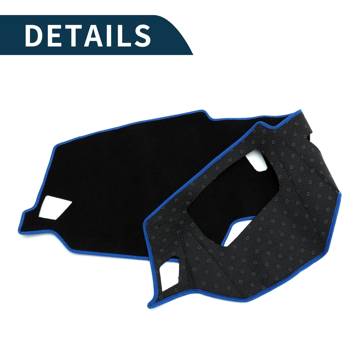 Dashboard Cover Mat for BMW 4 Series 2021 Sun Protector Black Blue
