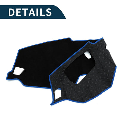 Dashboard Cover Mat for BMW 4 Series 2021 Sun Protector Black Blue