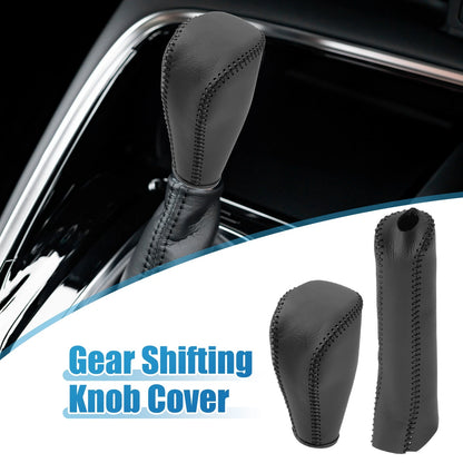 Gear Shifting Knob Cover Hand Brake Cover Set for Toyota Corolla (14–18)