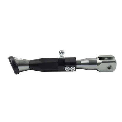 Universal Adjustable Kickstand Foot for Motorcycle - Side Support, Grey