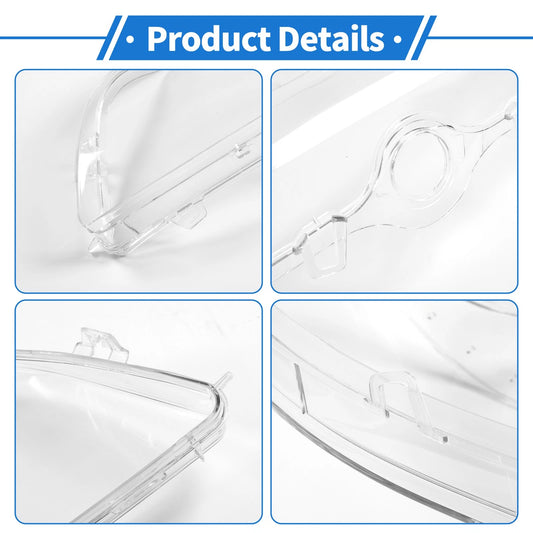 1 Pc Front Left Headlight Lens Cover for BMW 5 Series E39