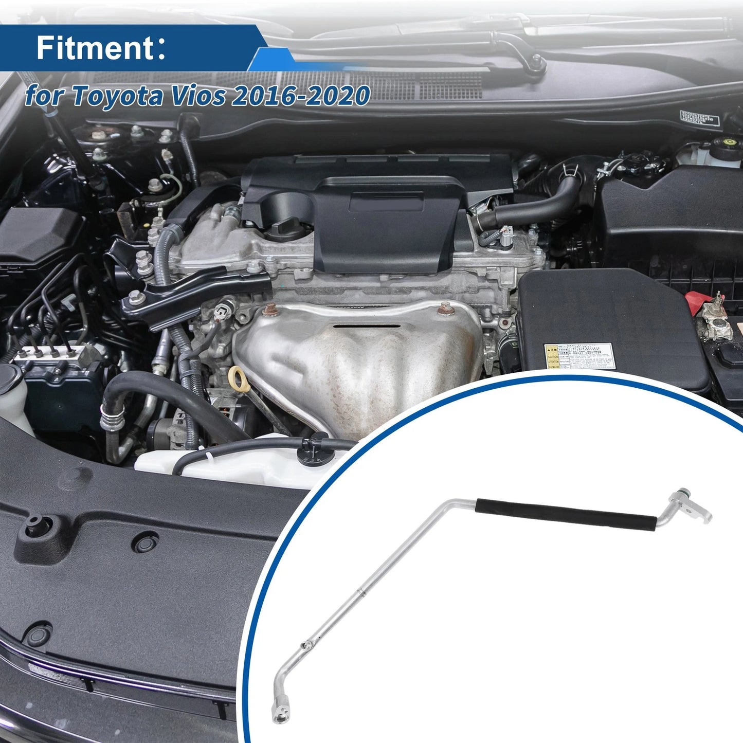 A/C Refrigerant Liquid Hose for Toyota Vios (2016–2020)