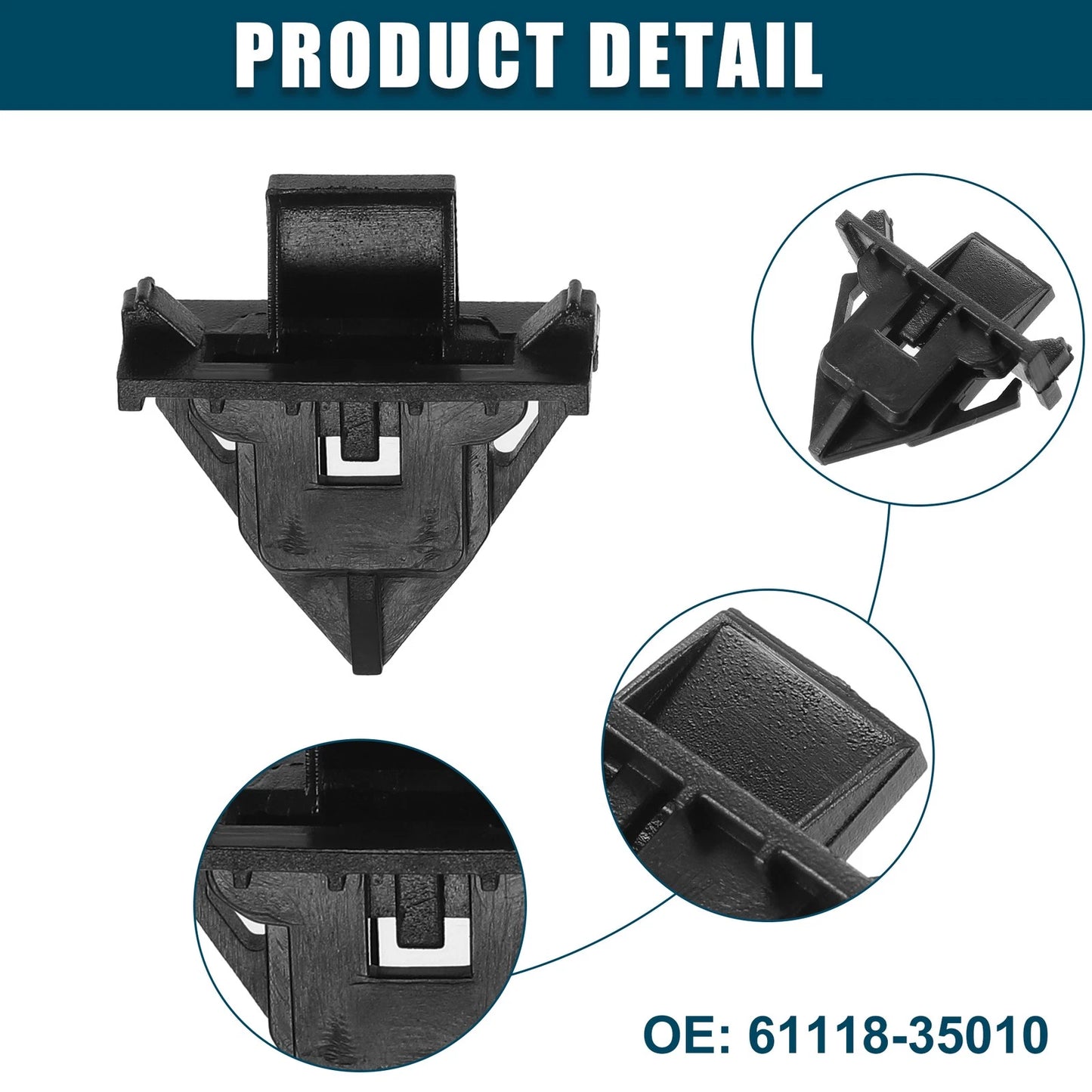 Fender Liner Clips 8 x Replacement for Toyota FJ (2007-2014)