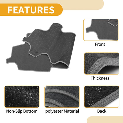 Dashboard Cover Mat for Toyota Aygo (2005-2014) Gray 1 Pc