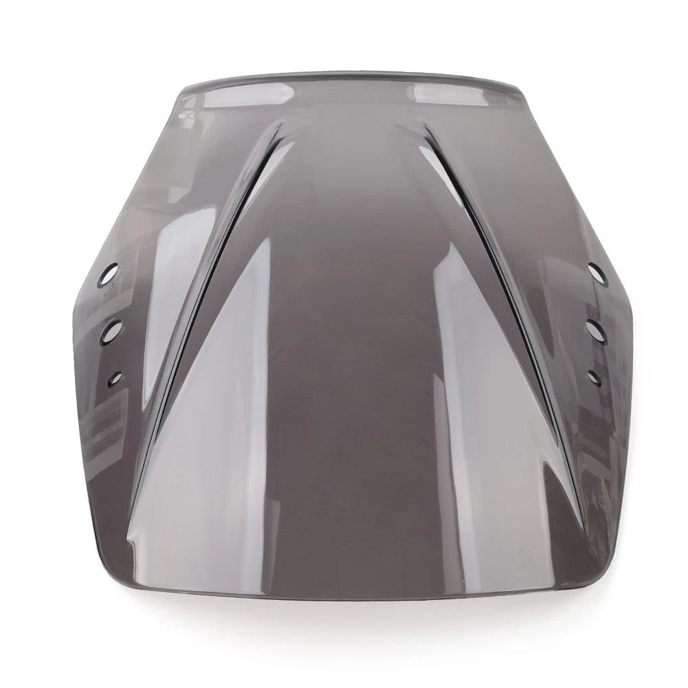 Universal Motorcycle Windshield Deflector for Various Models - Grey
