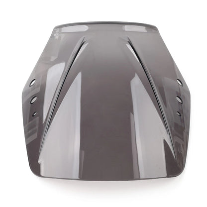 Universal Motorcycle Windshield Deflector for Various Models - Grey