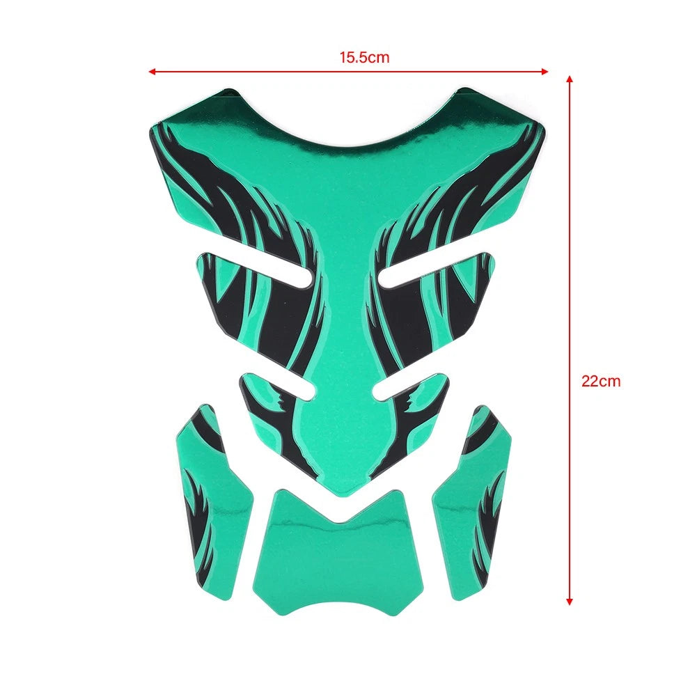 Gold Fuel Gas Tank Pad Decals for Kawasaki Ninja 250 300 400 ZX10R