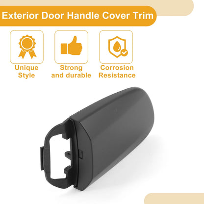 Black ABS Exterior Door Handle Cover Trim for Volvo XC90 (2010-2015)