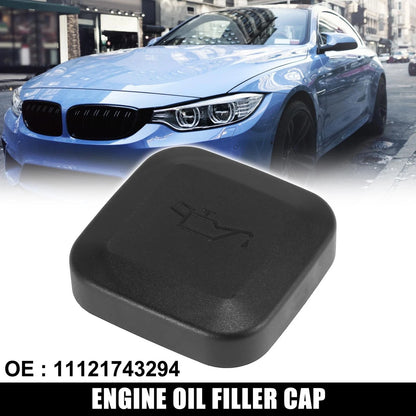 Black Engine Oil Filler Cap Cover for BMW E36 E46 328 (1990-2006)