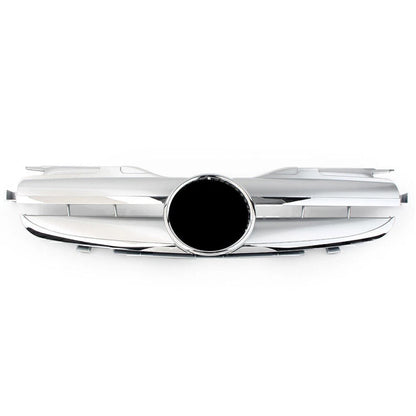 Silver Front Upper Grill for Mercedes Benz R170 SLK Class (1998-2004)