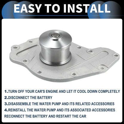 Water Pump with Idler Pulley Kit for Chrysler PT Cruiser (2003-2010)