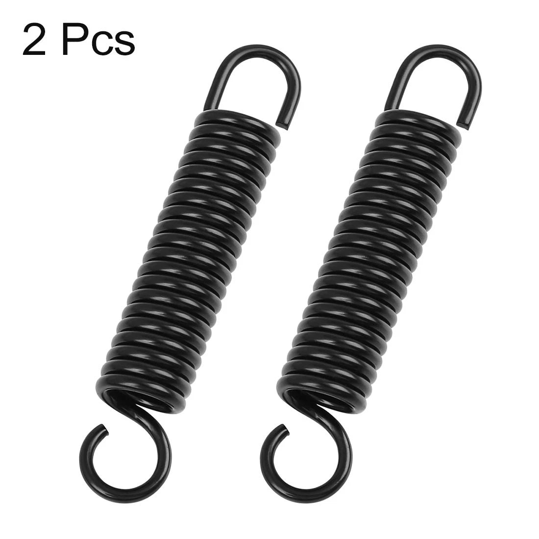 8.5cm Length / 2 x Motorcycle Black Bracket Kickstand Return Spring for GY6-125