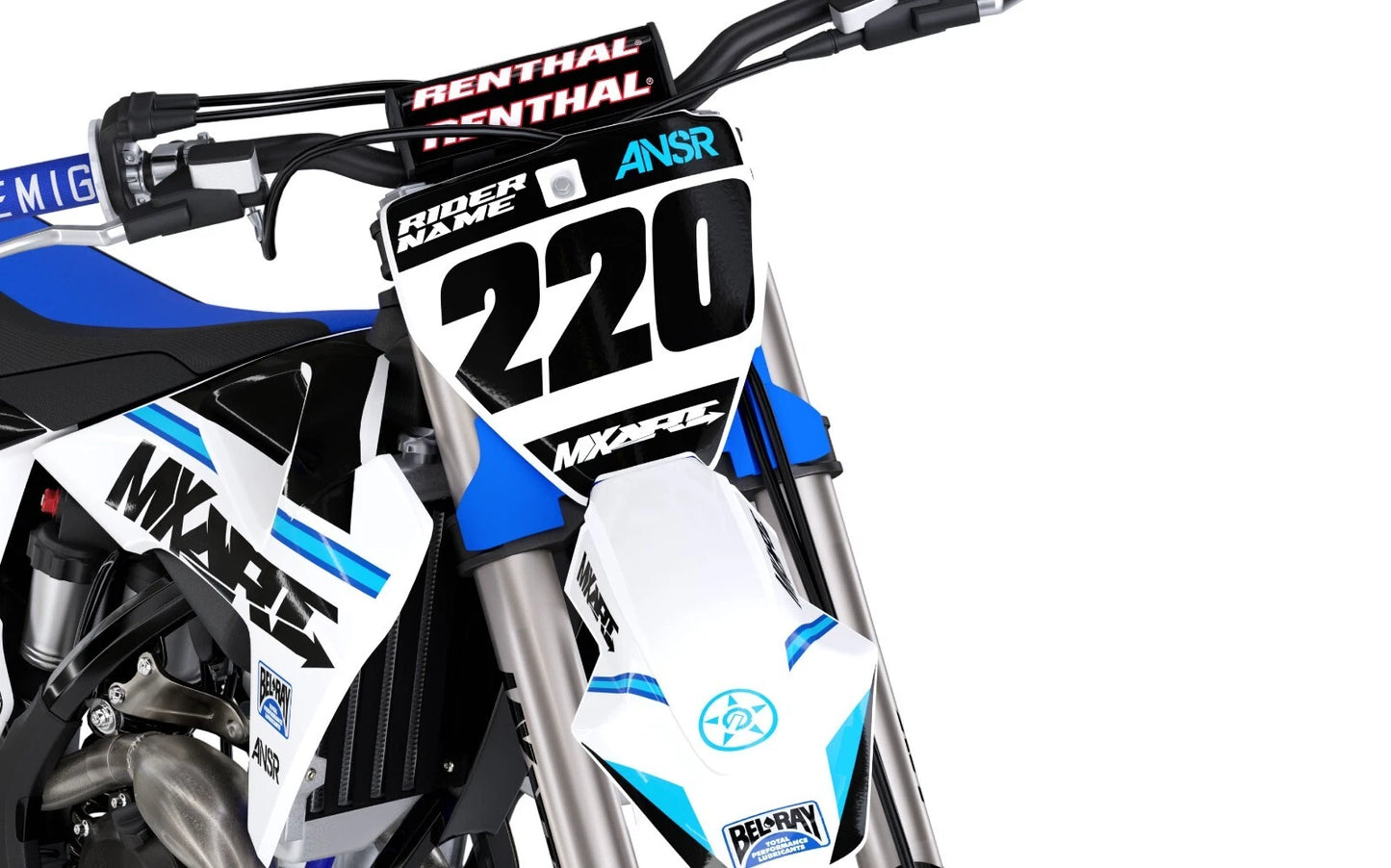 Ripped Style Decals Graphics Kit for Husqvarna TC 65 (2017-2023)