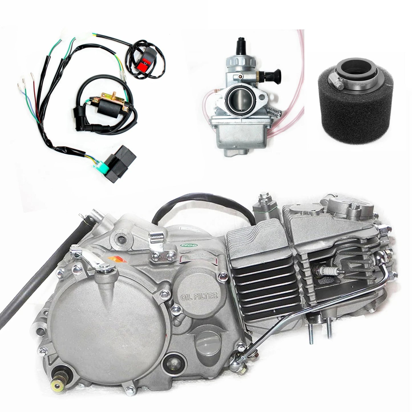 160cc Manual Clutch Engine Motor & Wiring Kit for YX GPX PIT PRO DIRT BIKE