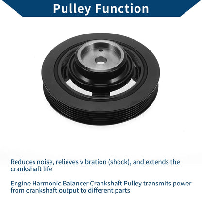 Harmonic Balancer Crank Pulley for Hyundai Santa (2006-2010)