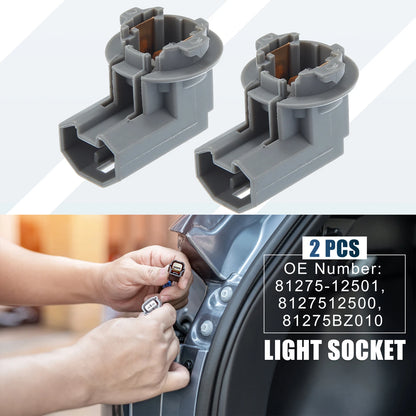 Tail Brake Light Bulb Socket Holders for Toyota RAV4 (2013-2016)