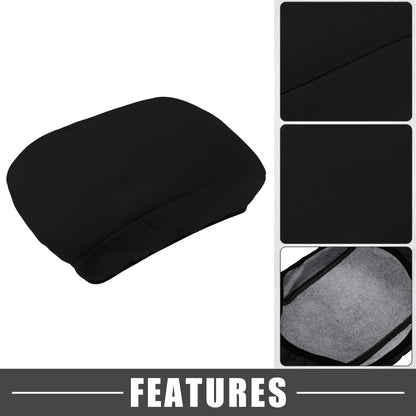 Car Center Console Armrest Cover for Ford Fusion (2017-2020) Black
