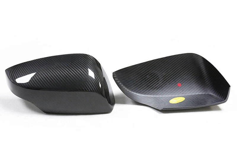 Real Carbon Fiber Side Mirror Cover Overlay fit For SUBARU WRX STI 2015-2020