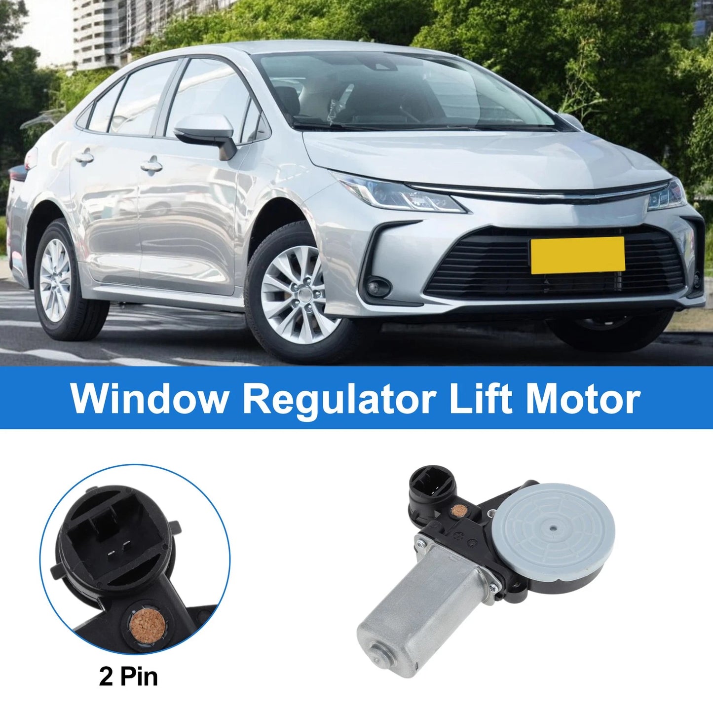 Power Window Regulator Lift Motor for Toyota Corolla (2003–2008)
