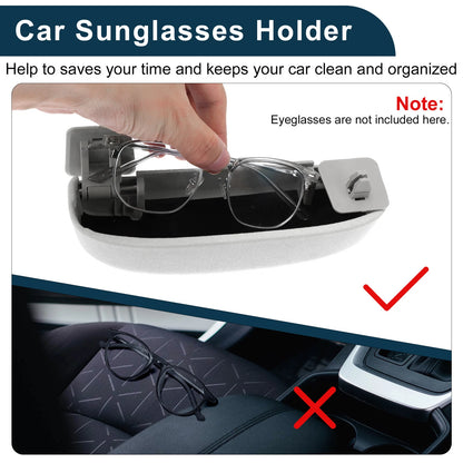 Sunglasses Case for BMW X3 2021-2023 Eyeglasses Holder Storage Box Grey