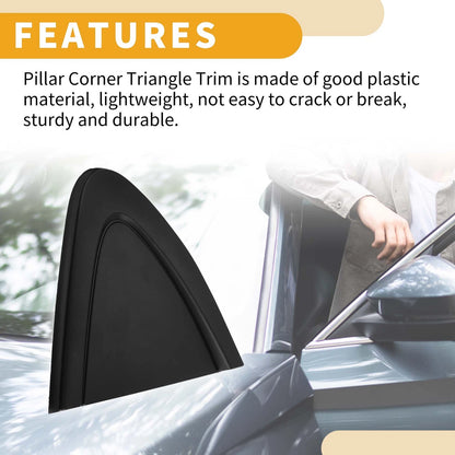 Front Left Side Pillar Corner Triangle Trim for Chevrolet Cruze (2016 - 2019)