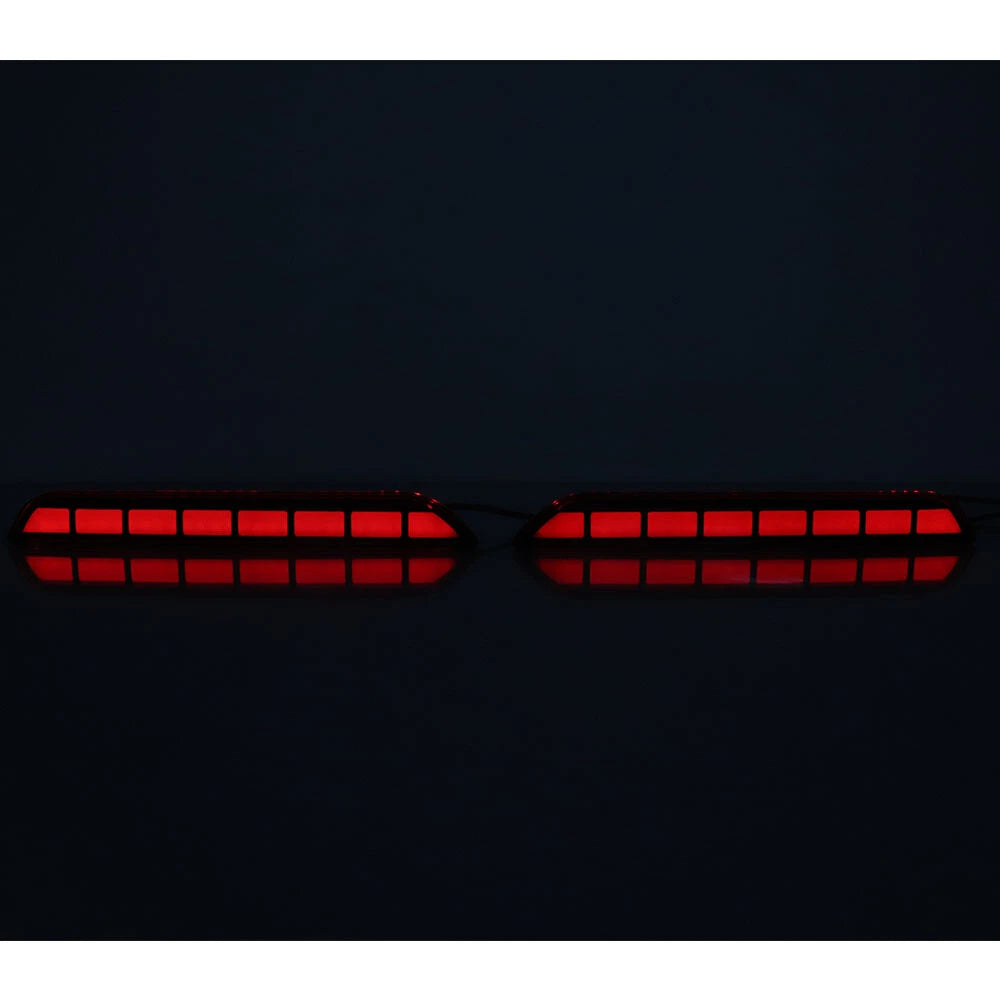 Red LED Bumper Reflector Fog Brake Light for Ford Explorer (2020–2024)
