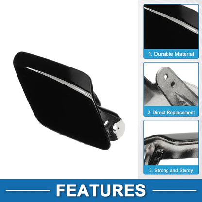 Front Right Washer Nozzle Cover for BMW 428i (2014-2016) - Black Cap