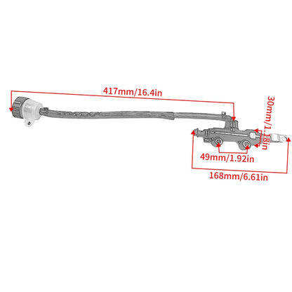 Rear Brake Master Cylinder for Kawasaki GPZ550, GPX600R, GPZ600R (84-97)