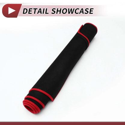 Dashboard Cover Mat for Toyota Raize (2013-2020) Sun Protector Black Red