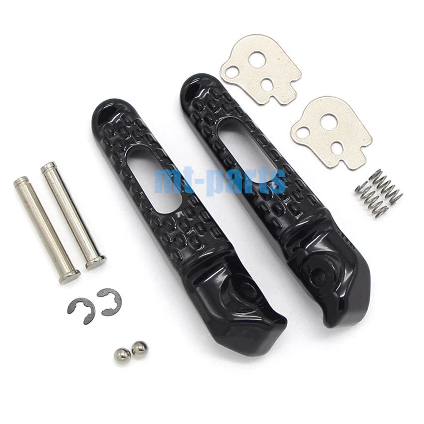 Black Rear Footrest Pegs for Honda CBR1000S, CB1000R (2009-2016)