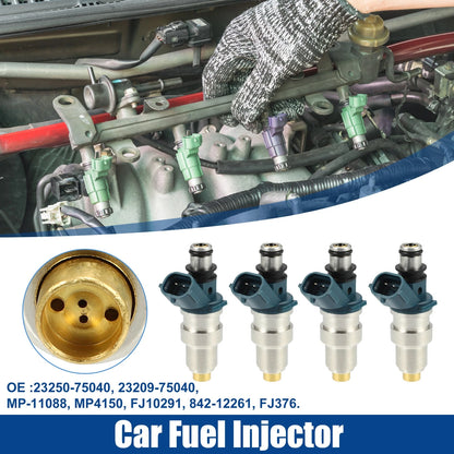 4pcs Car Fuel Injector Nozzle for Toyota Tacoma 2.4L (1995–2000)