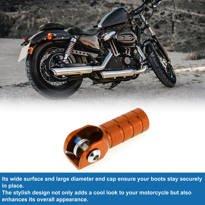 Orange Motorcycle Shifter Footrests Pegs for Suzuki RMZ