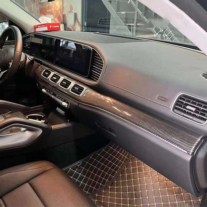 Real Carbon Fiber Dashboard Console Vent Panel Cover for Benz GLE-Class W167