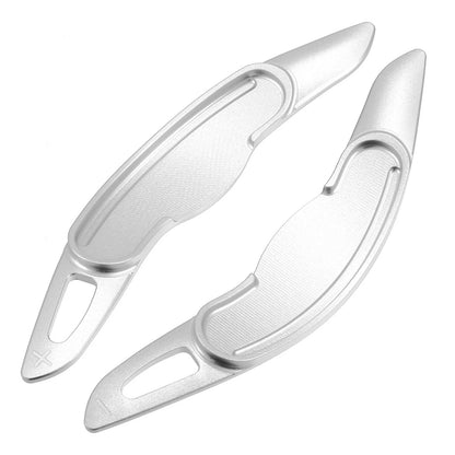 Silver Tone Steering Wheel Shift Paddle Extender for BMW Mini Cooper