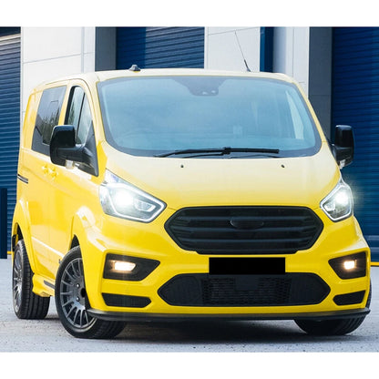 2 x Matte Black Rear View Mirror Cover Caps for Ford Transit Custom (2012-2023)