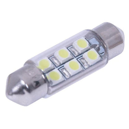 2 x SV8.5 LED Festoon Interior License Globe Bulb Light for Various Models