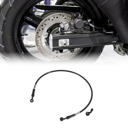 70cm Hose Line for Motorcycle Brake Clutch Nylon Stainless Steel Wire Braid PU