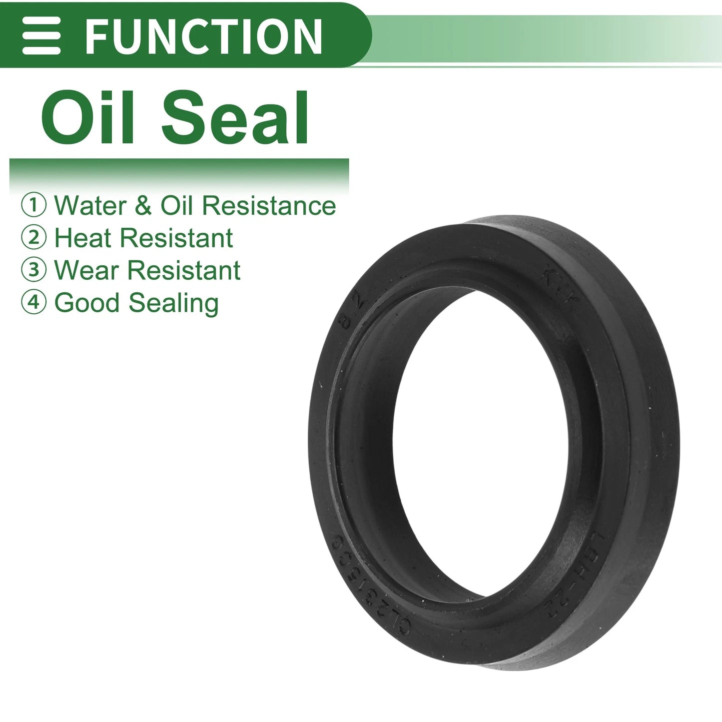 Oil Seal Rotary Shaft Seal 22x30x4.5mm NBR Black 5 Pcs for Make Model
