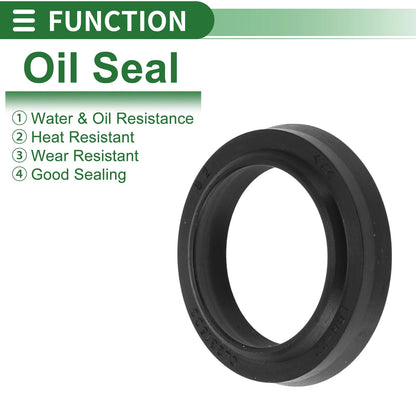 Oil Seal Rotary Shaft Seal 22x30x4.5mm NBR Black 5 Pcs for Make Model